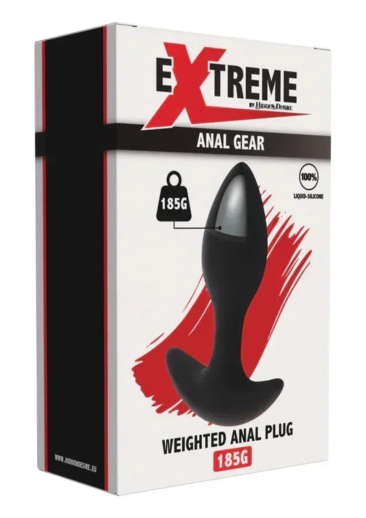 WeightedAnalPlug150gbyHiddenDesire1 @ Happytoys Sexshop: online sex shop for Feeling Happy & Easy 😊 the erotic store owned by a woman