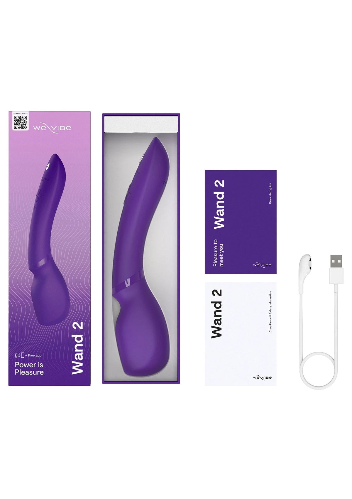 Bestel: Wand 2 by We - Vibe - bij Happytoys: de erotische sex webshop | liever Happy dan Easy ⭐⭐⭐⭐⭐