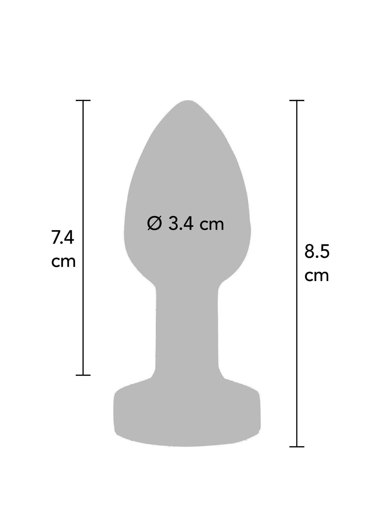 Bestel: Buttocks The Glider Vibrating butPlug Medium M by ToyJoy - bij Happytoys: de erotische sex webshop | liever Happy dan Easy ⭐⭐⭐⭐⭐