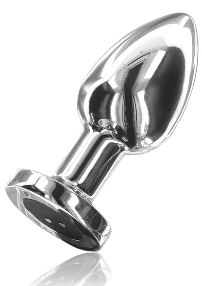Bestel: Buttocks Vibrating Metal Buttplug L by ToyJoy - bij Happytoys: de erotische sex webshop | liever Happy dan Easy ⭐⭐⭐⭐⭐ - Default Title - 10057 - SILVER