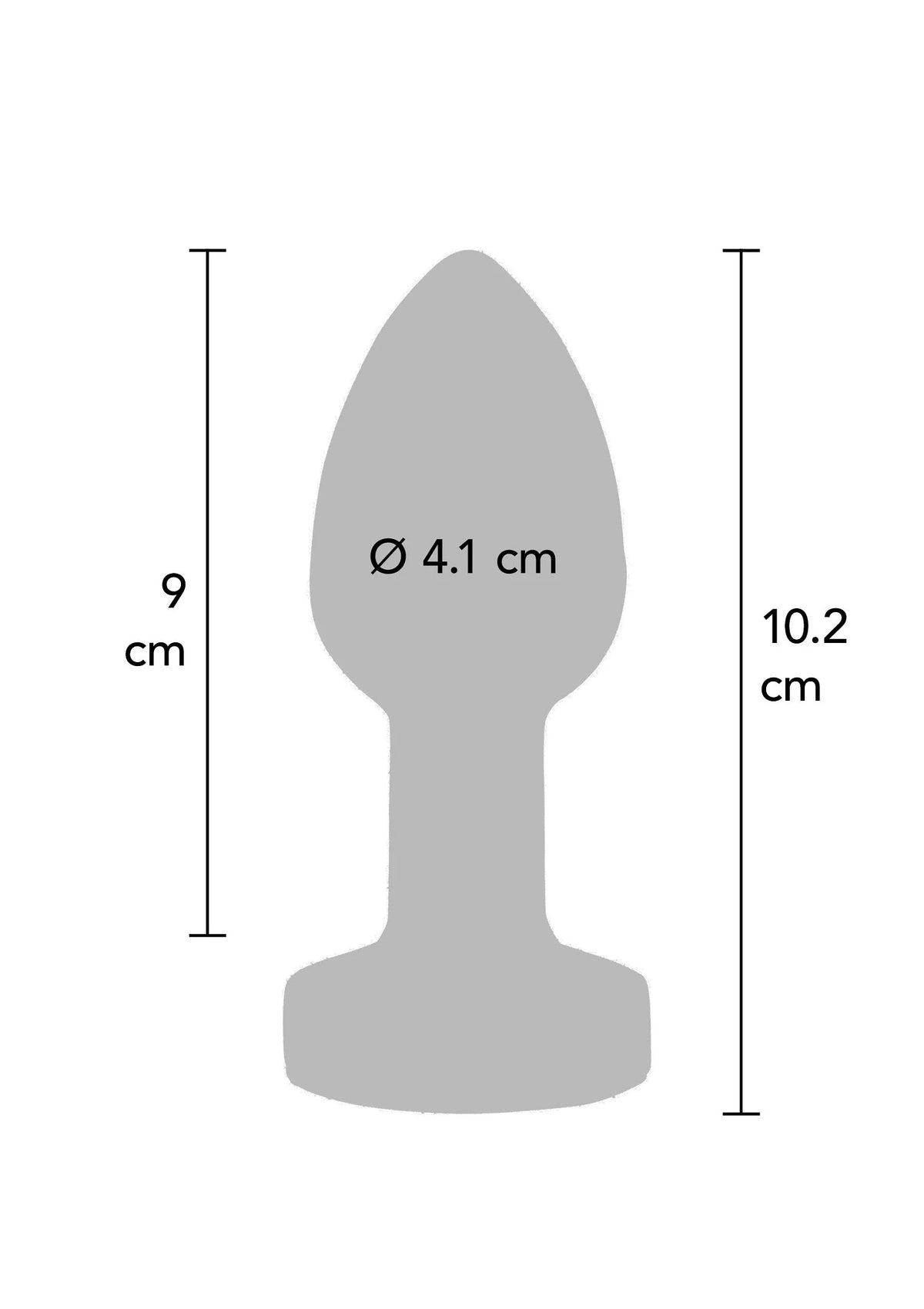 Bestel: Buttocks Vibrating Metal Buttplug L by ToyJoy - bij Happytoys: de erotische sex webshop | liever Happy dan Easy ⭐⭐⭐⭐⭐