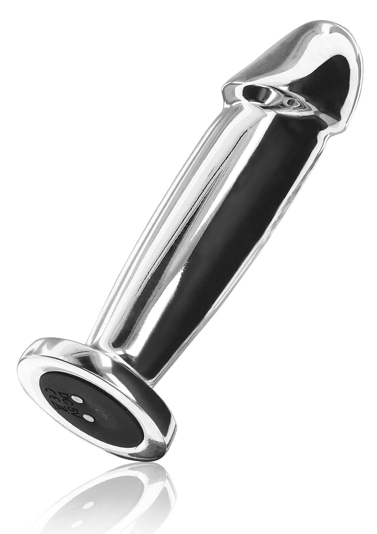 Bestel: Buttocks The Intruder Vibrating Plug Metal Buttplug by ToyJoy - bij Happytoys: de erotische sex webshop | liever Happy dan Easy ⭐⭐⭐⭐⭐ - Default Title - 10060 - SILVER