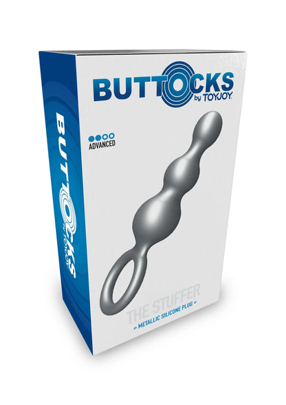 Bestel: Buttocks The Stuffer 3 - Balls Metallic Silicone Plug by ToyJoy - Erotisch speelgoed en spellen bij Happytoys: de erotische sex webshop | liever Happy dan Easy ⭐⭐⭐⭐⭐