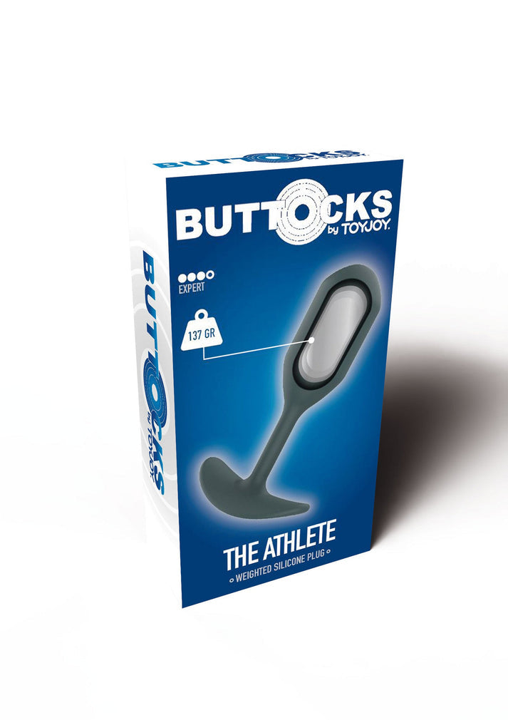 Bestel: The Athlete Weighted Plug by ToyJoy Buttocks - bij Happytoys: de erotische sex webshop | liever Happy dan Easy ⭐⭐⭐⭐⭐