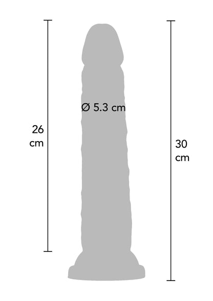 Bestel: Deluxe Dual Density Dong TPE 30 cm - bij Happytoys: de erotische sex webshop | liever Happy dan Easy ⭐⭐⭐⭐⭐