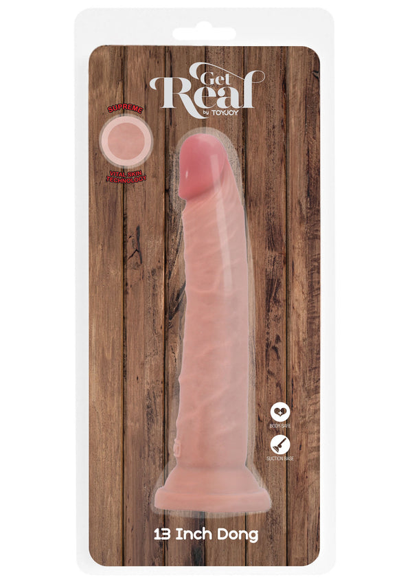 Bestel: Deluxe Dual Density Dong TPE 33 cm by ToyJoy Get Real - bij Happytoys: de erotische sex webshop | liever Happy dan Easy ⭐⭐⭐⭐⭐