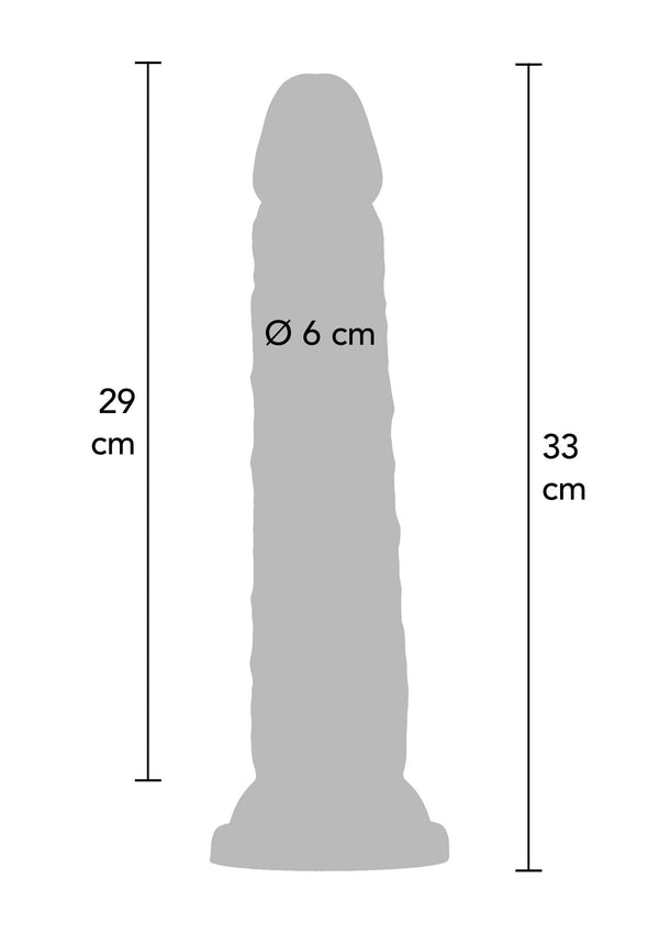 Bestel: Deluxe Dual Density Dong TPE 33 cm by ToyJoy Get Real - bij Happytoys: de erotische sex webshop | liever Happy dan Easy ⭐⭐⭐⭐⭐