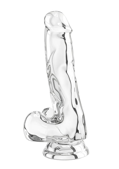 Bestel: Get Real Clear Dildo with Balls 6' by ToyJoy - bij Happytoys: de erotische sex webshop | liever Happy dan Easy ⭐⭐⭐⭐⭐ - Default Title - 10124 - CLEAR