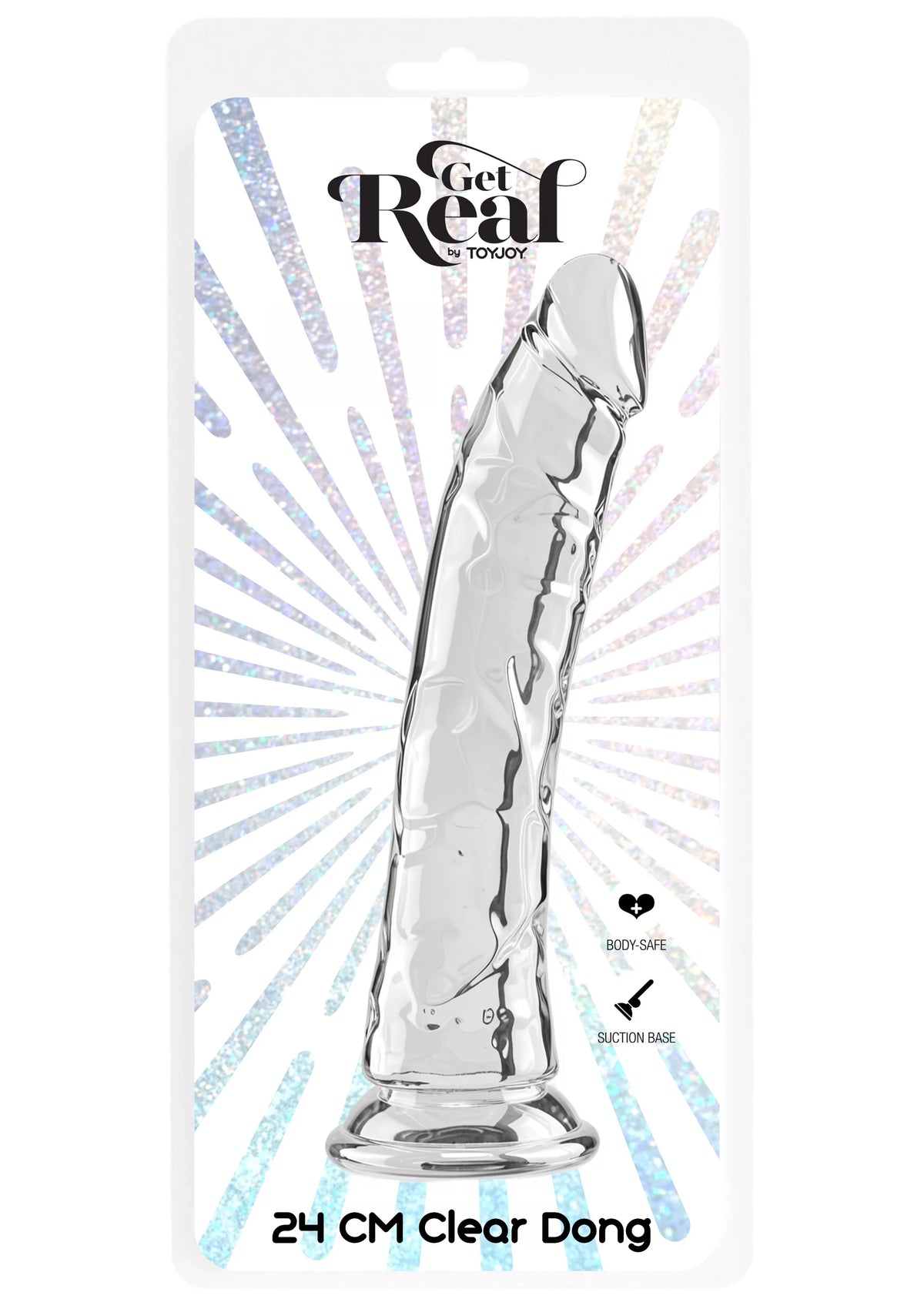 Bestel: Get Real Clear Dong 9' by ToyJoy - bij Happytoys: de erotische sex webshop | liever Happy dan Easy ⭐⭐⭐⭐⭐