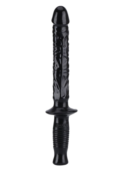 Bestel: Dong The Manhandler PVC 38 cm - bij Happytoys: de erotische sex webshop | liever Happy dan Easy ⭐⭐⭐⭐⭐ - Default Title - 10136 - BLACK