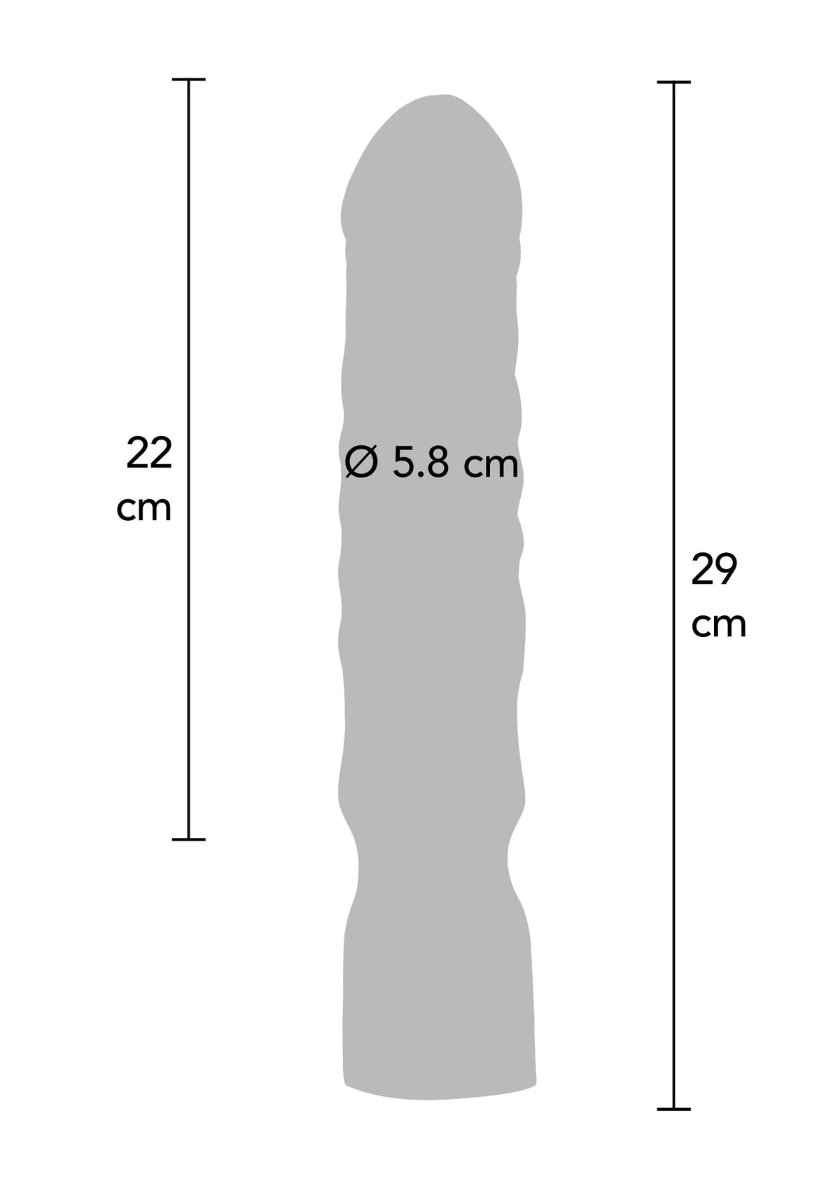 Bestel: Dong Big Boy PVC 29 cm - bij Happytoys: de erotische sex webshop | liever Happy dan Easy ⭐⭐⭐⭐⭐
