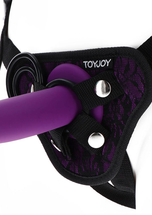 Bestel: Strap - On Lace Harness - bij Happytoys: de erotische sex webshop | liever Happy dan Easy ⭐⭐⭐⭐⭐ - Default Title - 10141 - PURPLE