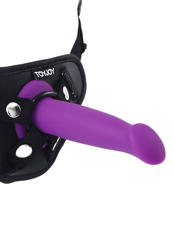 Bestel: Harness Dong Goodhead Silicone 16 cm by ToyJoy Get Real - bij Happytoys: de erotische sex webshop | liever Happy dan Easy ⭐⭐⭐⭐⭐
