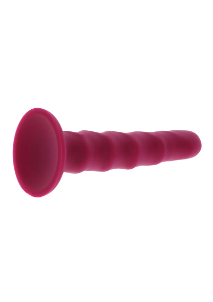 Bestel: Harness Dong Ribbed Silicone 16 cm - bij Happytoys: de erotische sex webshop | liever Happy dan Easy ⭐⭐⭐⭐⭐