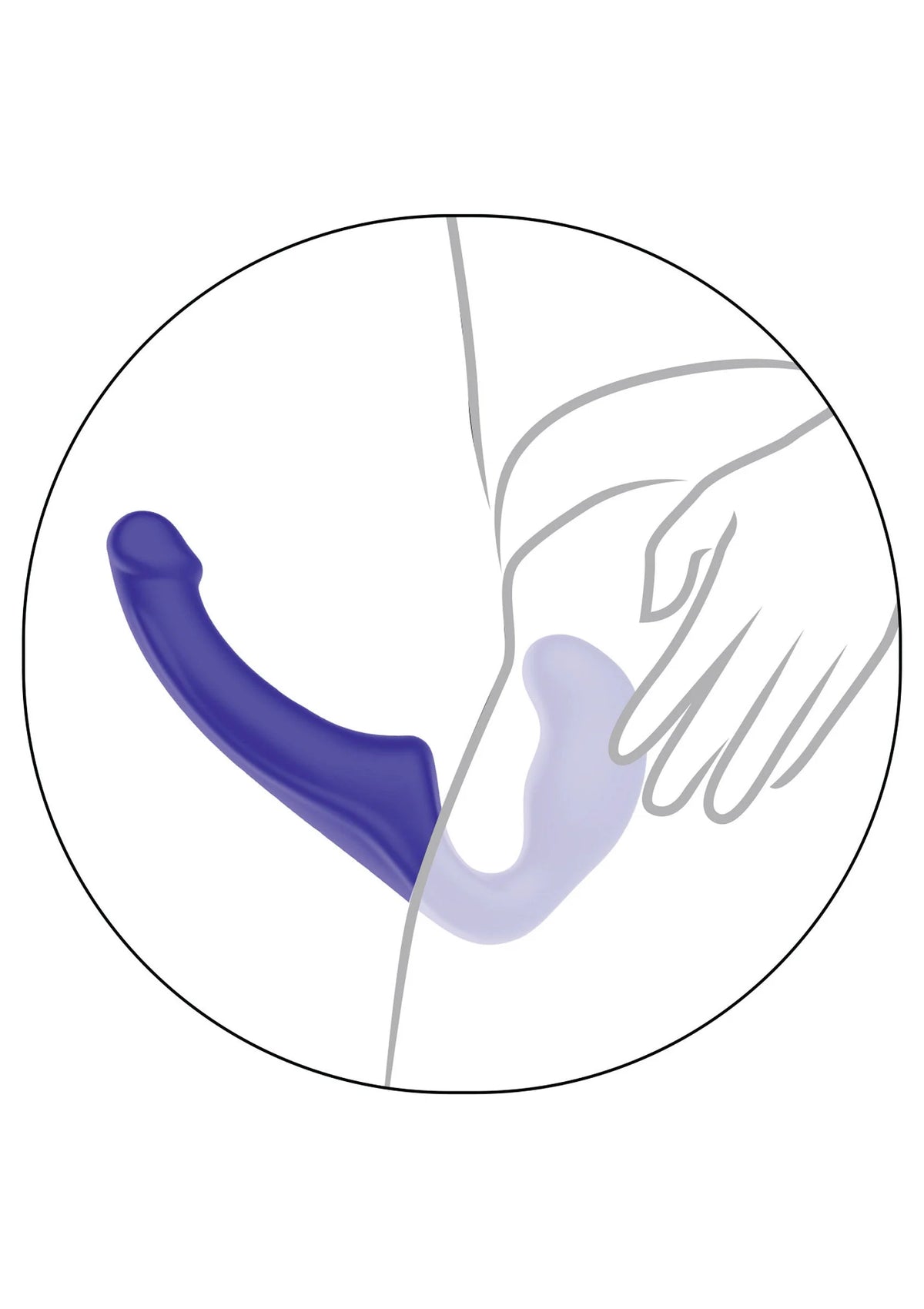 Bestel: Strapless Strap - on Silicone 23 cm by ToyJoy - bij Happytoys: de erotische sex webshop | liever Happy dan Easy ⭐⭐⭐⭐⭐
