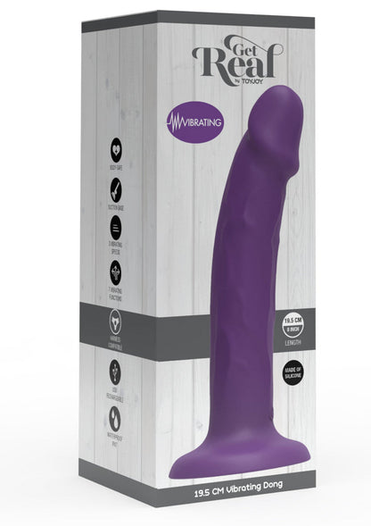 Bestel: Harness Dong Vibrating Silicone 19.5 cm by ToyJoy Get Real - bij Happytoys: de erotische sex webshop | liever Happy dan Easy ⭐⭐⭐⭐⭐