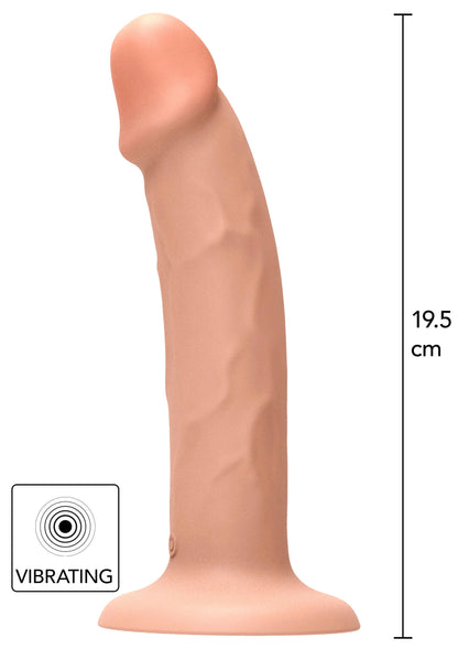 Bestel: Harness Dong Vibrating Silicone 19.5 cm by ToyJoy Get Real - bij Happytoys: de erotische sex webshop | liever Happy dan Easy ⭐⭐⭐⭐⭐