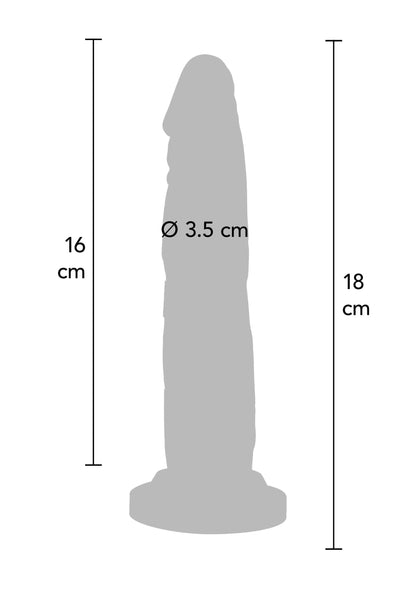 Bestel: Dong PVC 18 cm by ToyJoy - bij Happytoys: de erotische sex webshop | liever Happy dan Easy ⭐⭐⭐⭐⭐