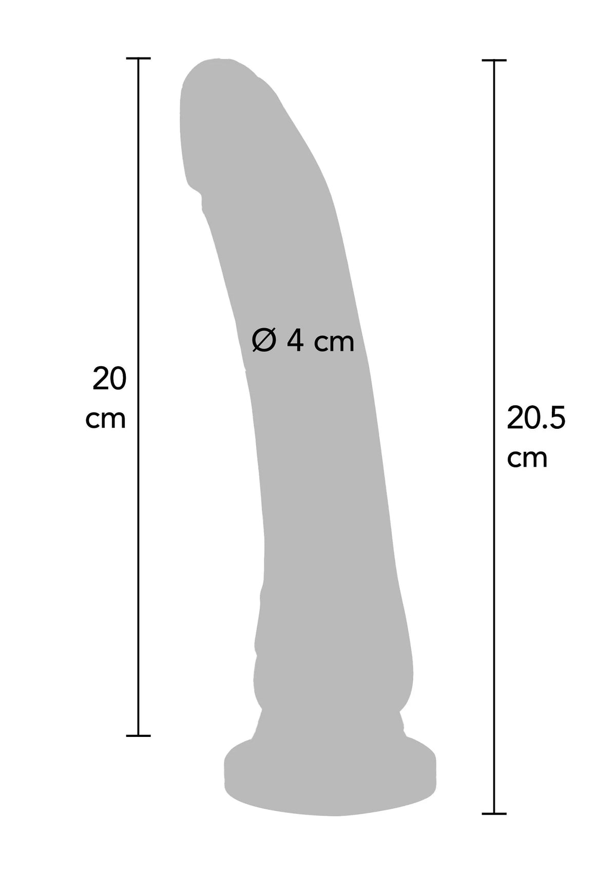 Bestel: Dong PVC 20.5 cm by ToyJoy - bij Happytoys: de erotische sex webshop | liever Happy dan Easy ⭐⭐⭐⭐⭐