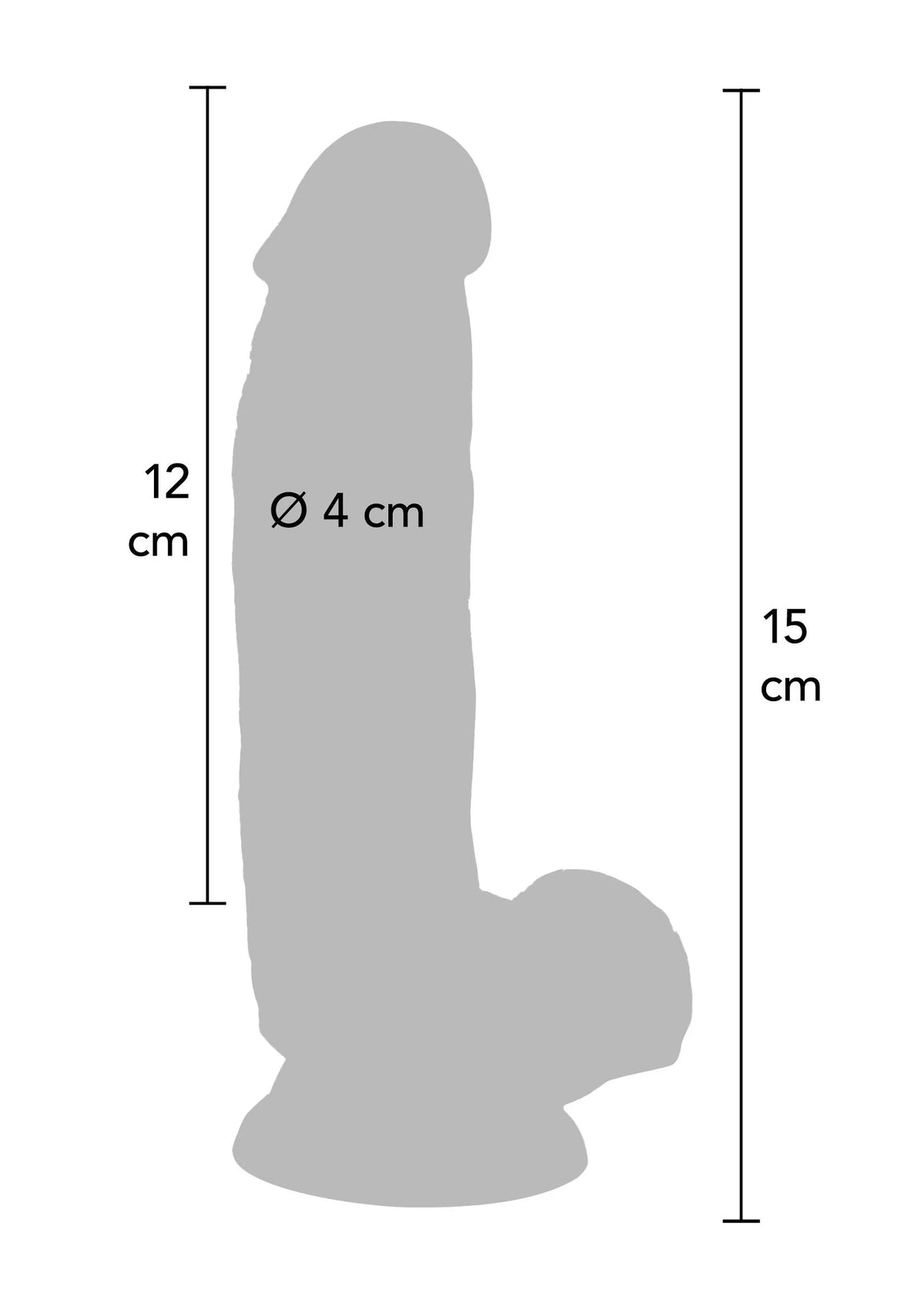 Bestel: Dildo PVC 15 cm Skin by ToyJoy - bij Happytoys: de erotische sex webshop | liever Happy dan Easy ⭐⭐⭐⭐⭐