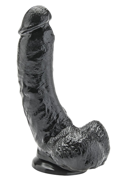 Bestel: Dildo PVC 20.5 cm by ToyJoy - bij Happytoys: de erotische sex webshop | liever Happy dan Easy ⭐⭐⭐⭐⭐ - Zwart - 10167 - BLACK