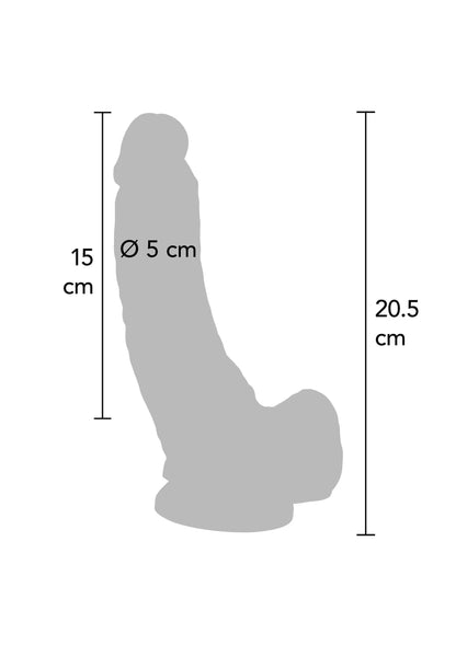 Bestel: Dildo PVC 20.5 cm by ToyJoy - bij Happytoys: de erotische sex webshop | liever Happy dan Easy ⭐⭐⭐⭐⭐