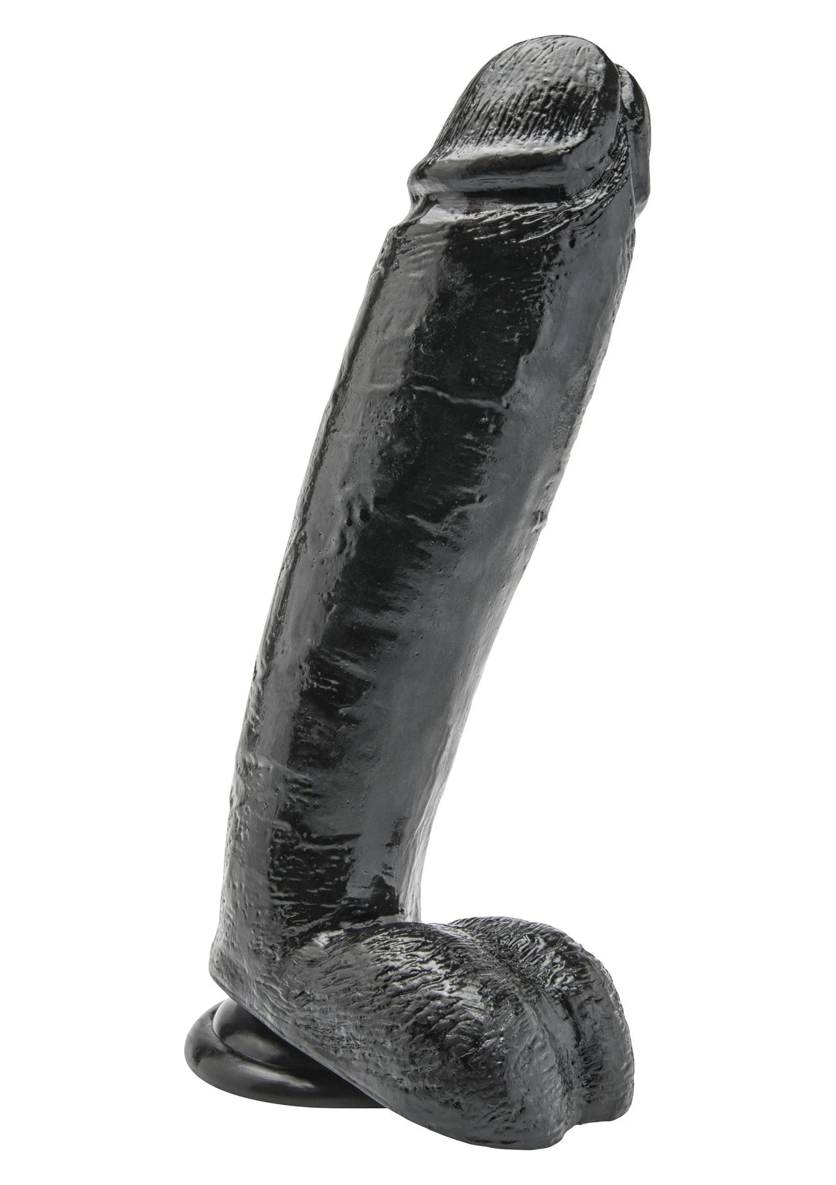 Bestel: Dildo PVC 25.5 cm byToyJoy Get Real - bij Happytoys: de erotische sex webshop | liever Happy dan Easy ⭐⭐⭐⭐⭐ - Zwart - 10168 - BLACK