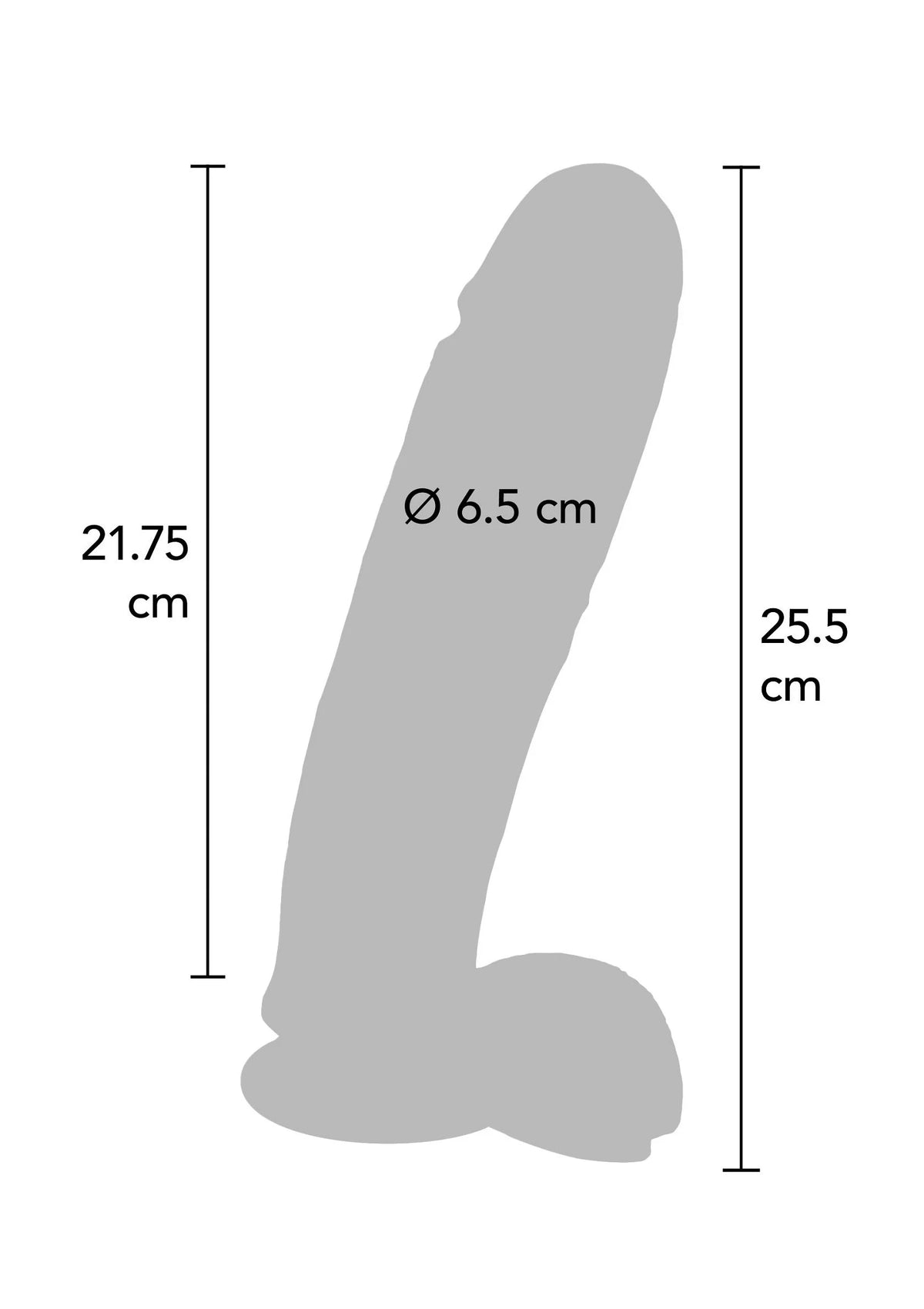Bestel: Dildo PVC 25.5 cm byToyJoy Get Real - bij Happytoys: de erotische sex webshop | liever Happy dan Easy ⭐⭐⭐⭐⭐