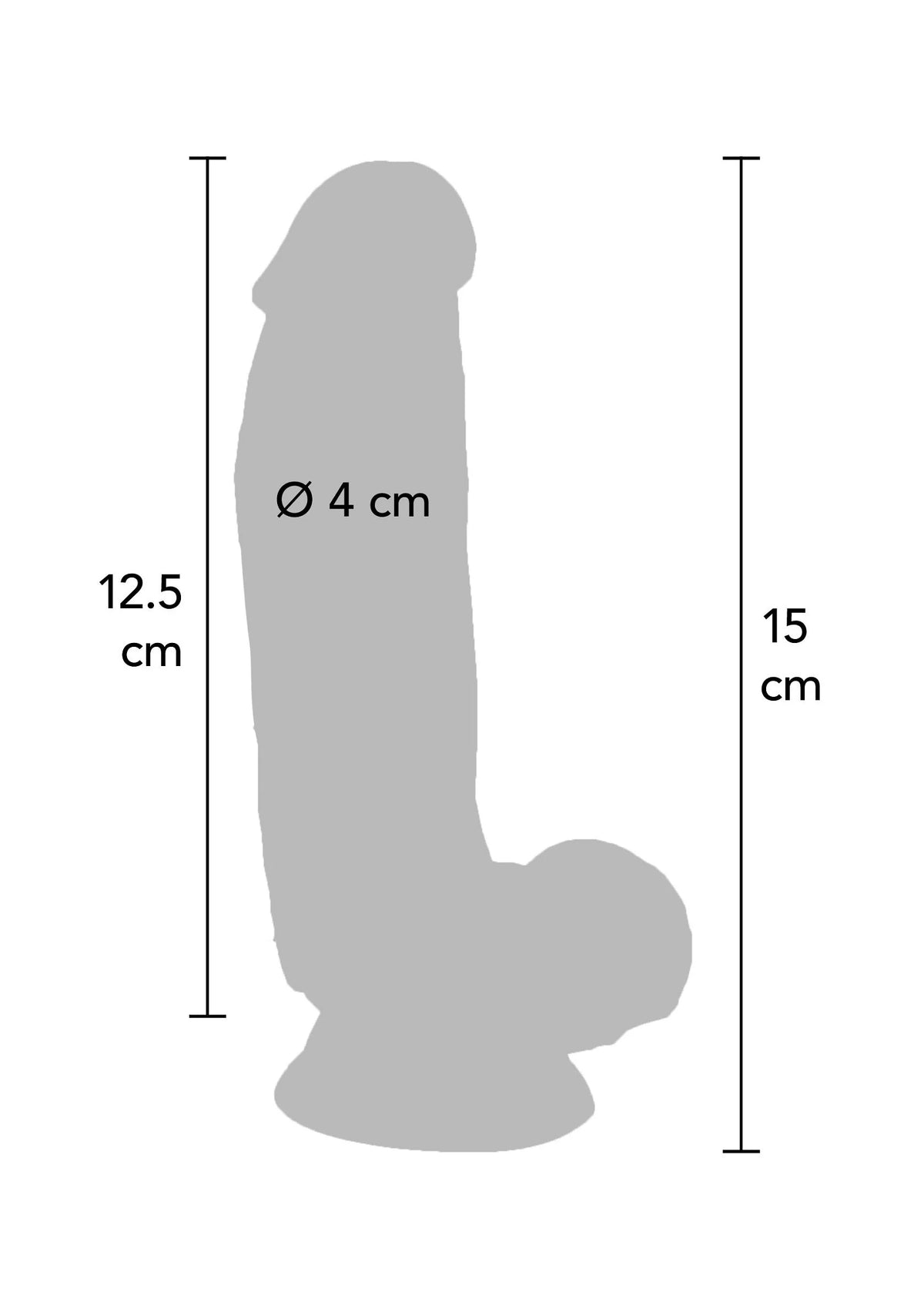 Bestel: Get Real Dildo 6' with Balls Vibrator by ToyJoy - bij Happytoys: de erotische sex webshop | liever Happy dan Easy ⭐⭐⭐⭐⭐
