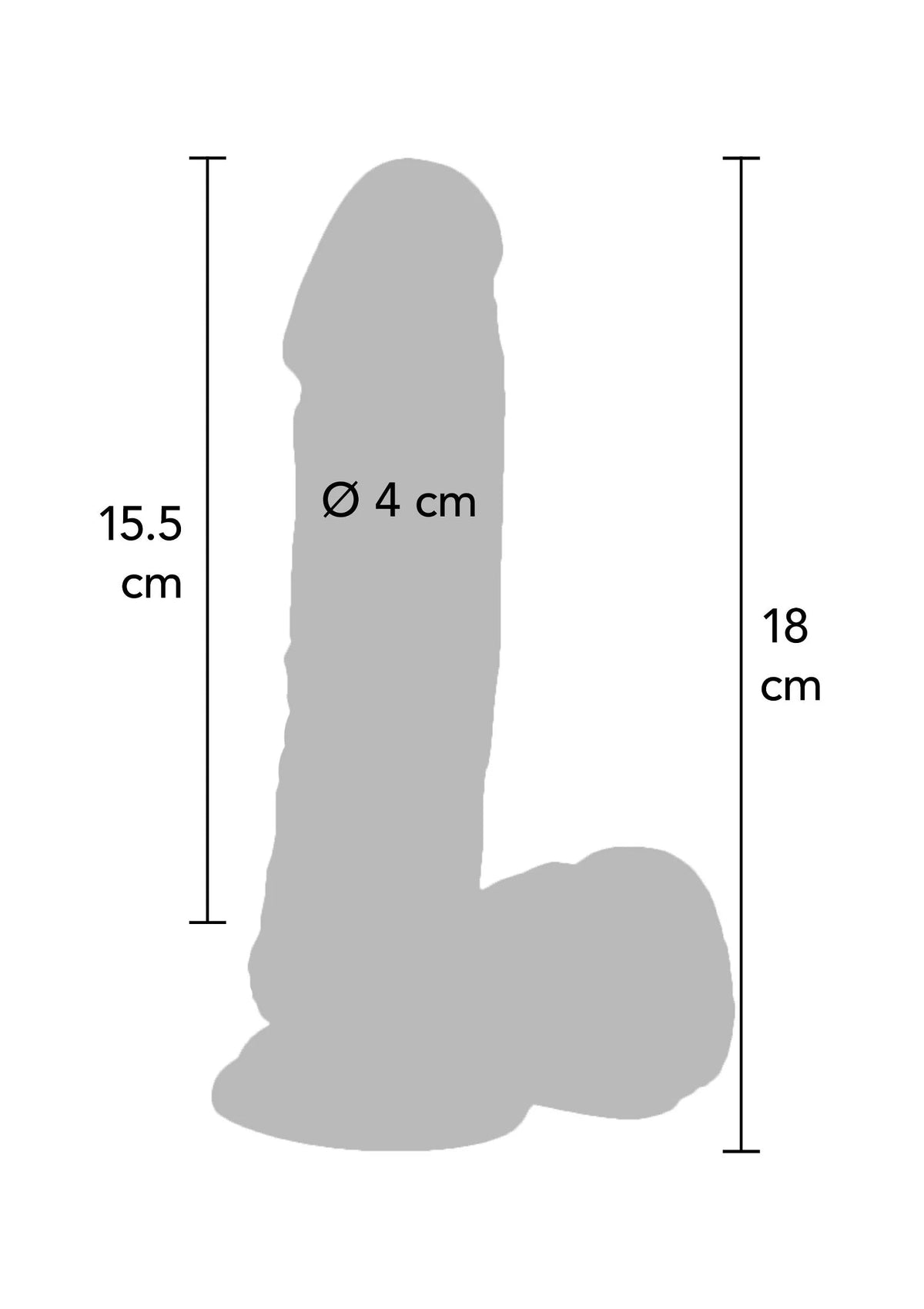 Bestel: Get Real Dildo 7' with Balls Vibrator by ToyJoy - bij Happytoys: de erotische sex webshop | liever Happy dan Easy ⭐⭐⭐⭐⭐