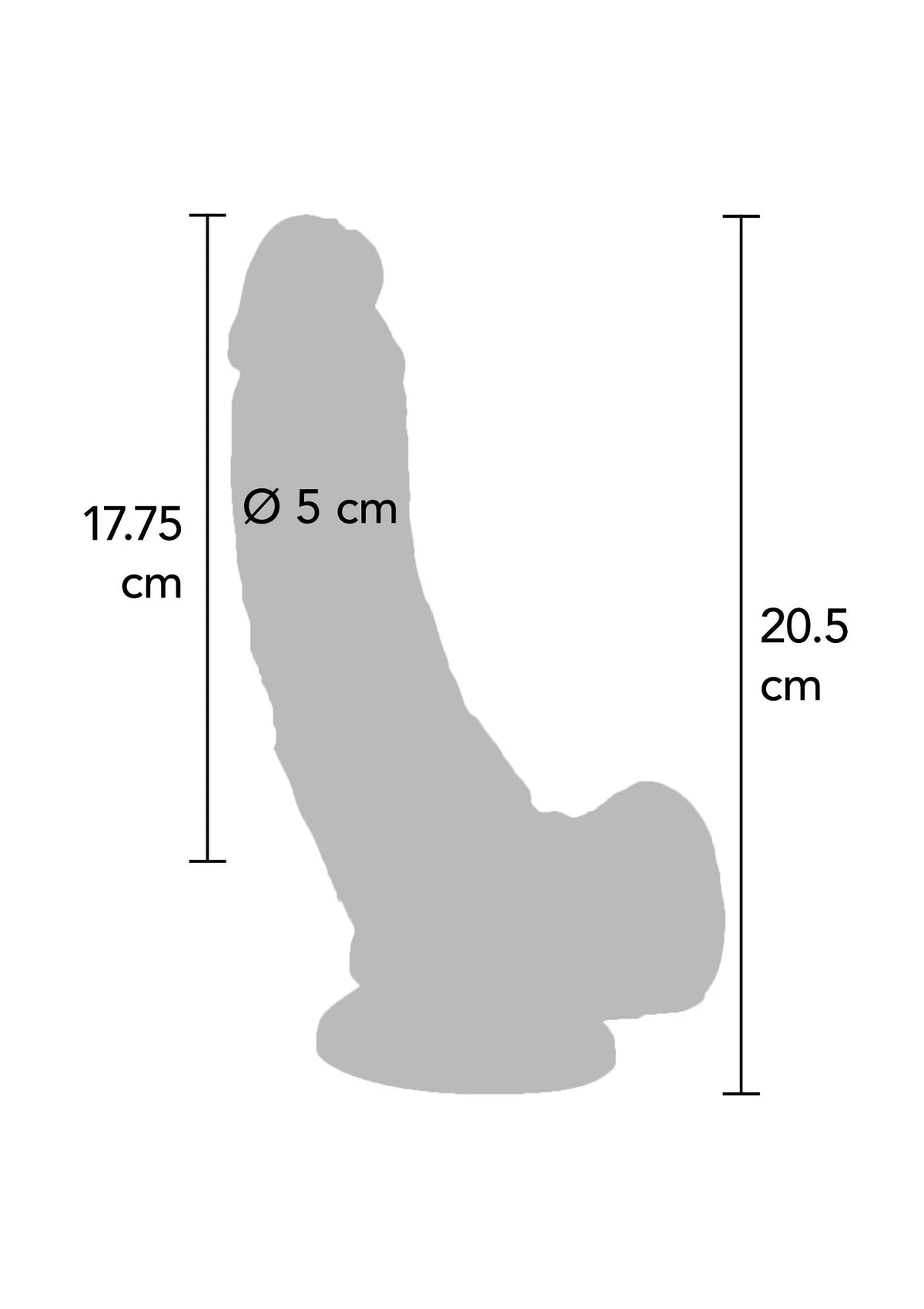 Bestel: Get Real Dildo 8' with Balls Vibrator by ToyJoy - bij Happytoys: de erotische sex webshop | liever Happy dan Easy ⭐⭐⭐⭐⭐