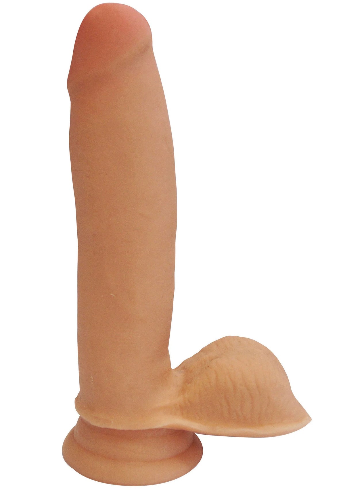 Bestel: ToyJoy Get Real Dual Density Dildo 7' Balls - bij Happytoys: de erotische sex webshop | liever Happy dan Easy ⭐⭐⭐⭐⭐ - Default Title - 10175 - SKIN