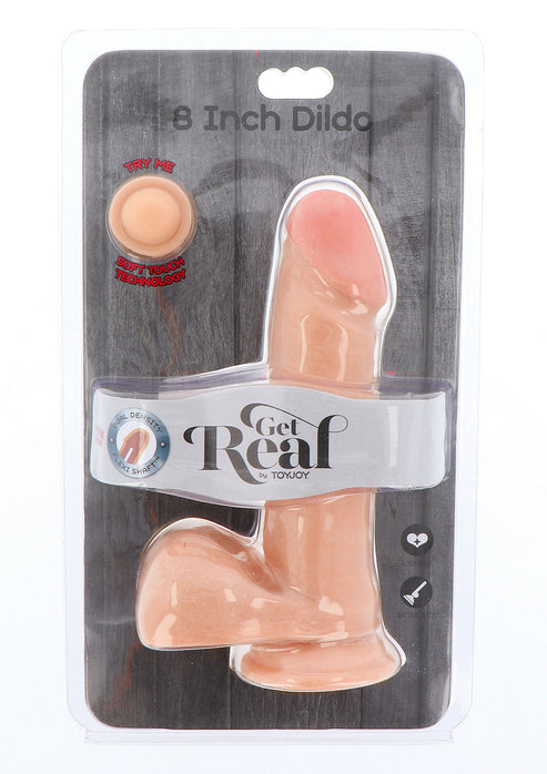 Bestel: Dual Density Dildo TPE 20 cm by ToyJoy Get Real - bij Happytoys: de erotische sex webshop | liever Happy dan Easy ⭐⭐⭐⭐⭐