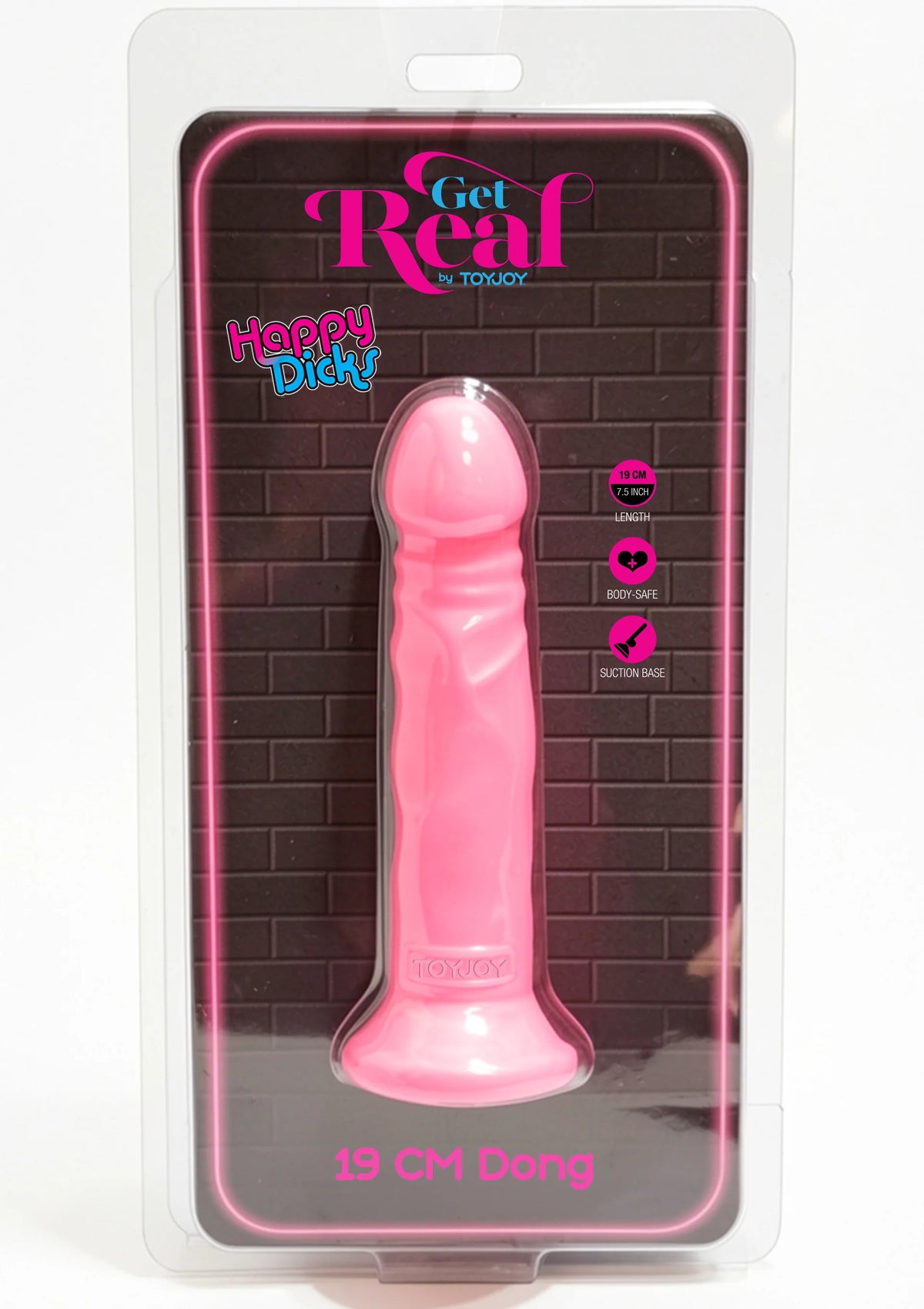 Bestel: Happy Dicks Dong PVC 19 cm - bij Happytoys: de erotische sex webshop | liever Happy dan Easy ⭐⭐⭐⭐⭐