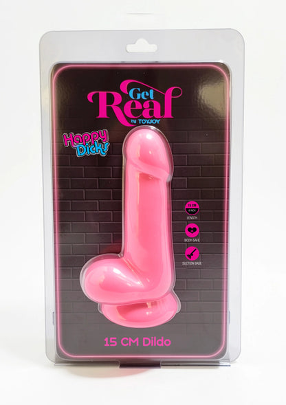 Bestel: Happy Dicks Dildo PVC 15 cm - bij Happytoys: de erotische sex webshop | liever Happy dan Easy ⭐⭐⭐⭐⭐