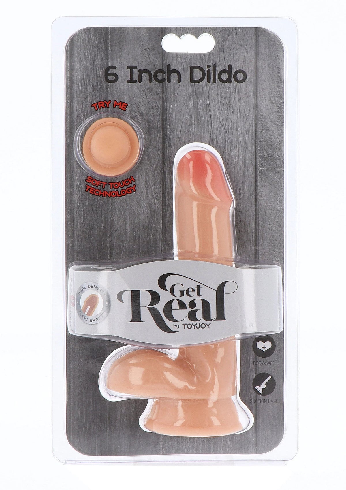 Bestel: Dual Density Dildo TPE 17 cm by ToyJoy - bij Happytoys: de erotische sex webshop | liever Happy dan Easy ⭐⭐⭐⭐⭐