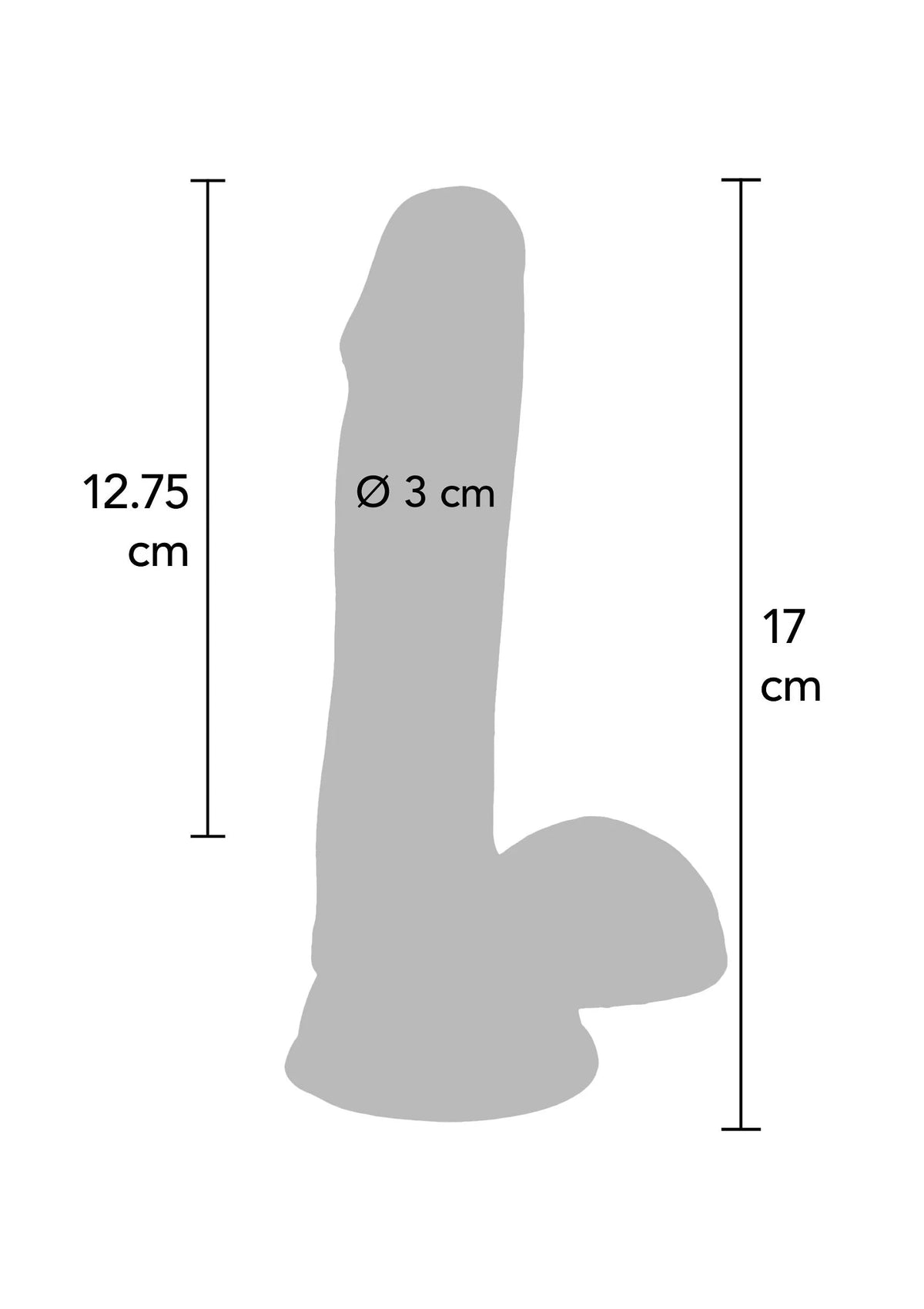 Bestel: Dual Density Dildo TPE 17 cm by ToyJoy - bij Happytoys: de erotische sex webshop | liever Happy dan Easy ⭐⭐⭐⭐⭐