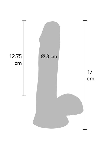 Bestel: Dual Density Dildo TPE 17 cm by ToyJoy - bij Happytoys: de erotische sex webshop | liever Happy dan Easy ⭐⭐⭐⭐⭐