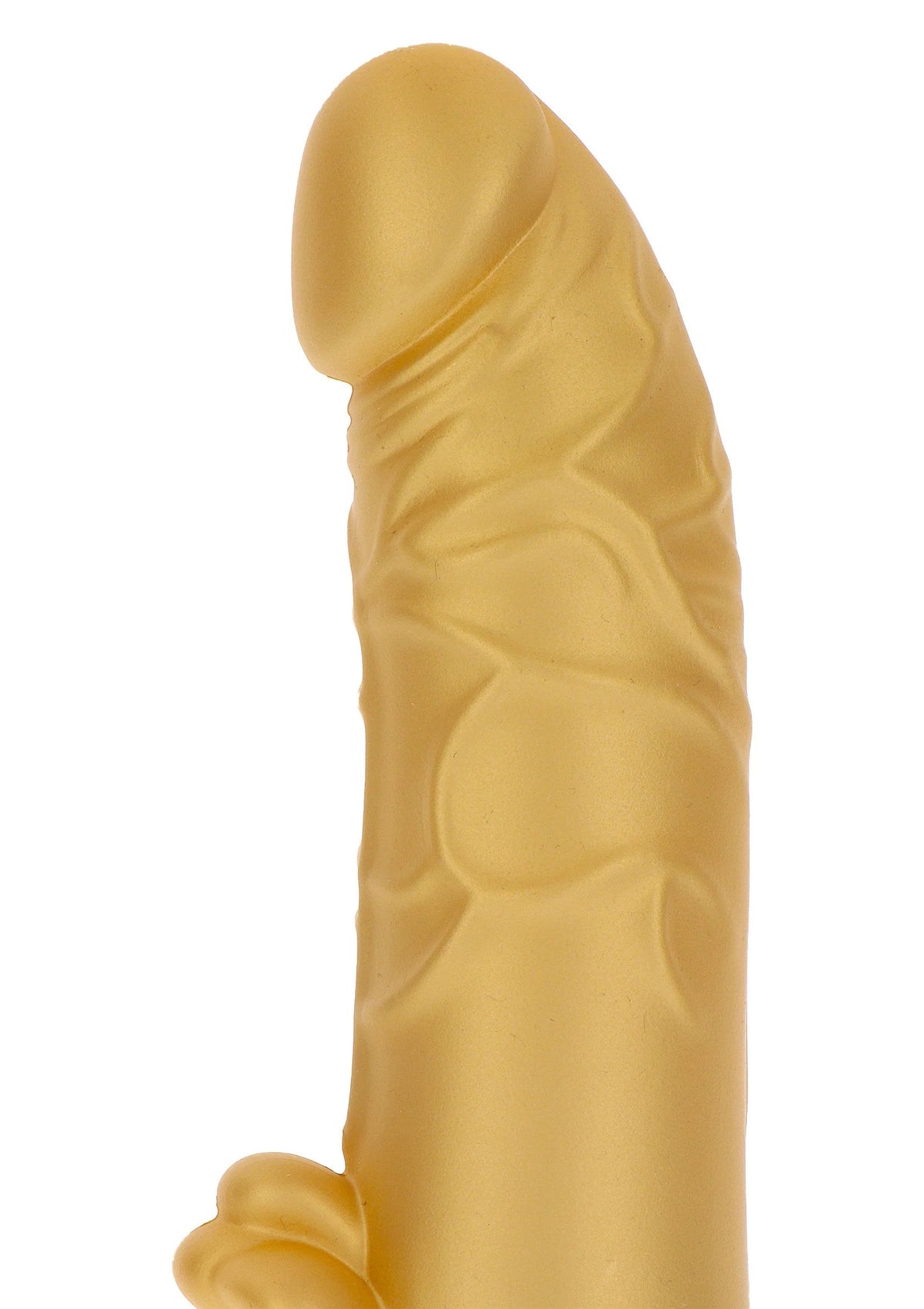 Bestel: Gold Dicker Stim Vibrator 22 cm by ToJoy Get Real - bij Happytoys: de erotische sex webshop | liever Happy dan Easy ⭐⭐⭐⭐⭐