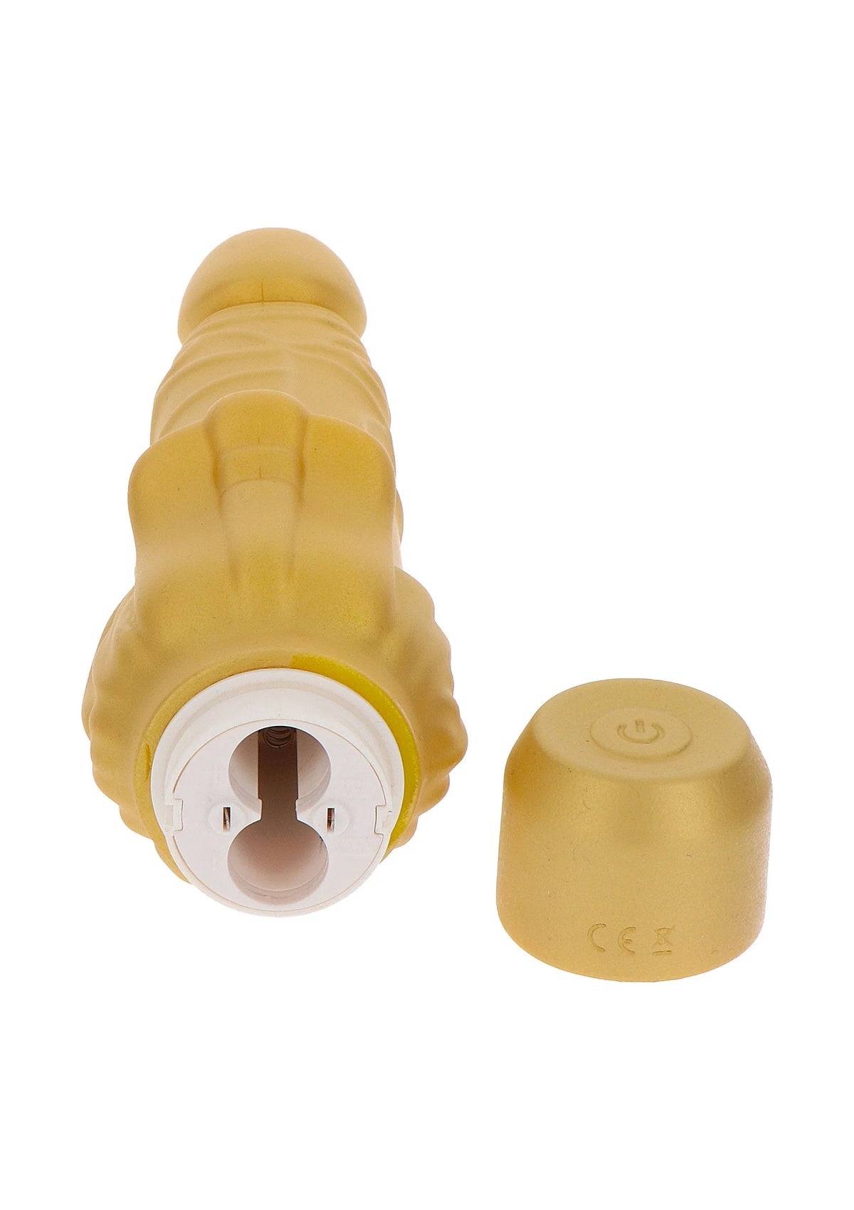 Bestel: Gold Dicker Stim Vibrator 22 cm by ToJoy Get Real - bij Happytoys: de erotische sex webshop | liever Happy dan Easy ⭐⭐⭐⭐⭐
