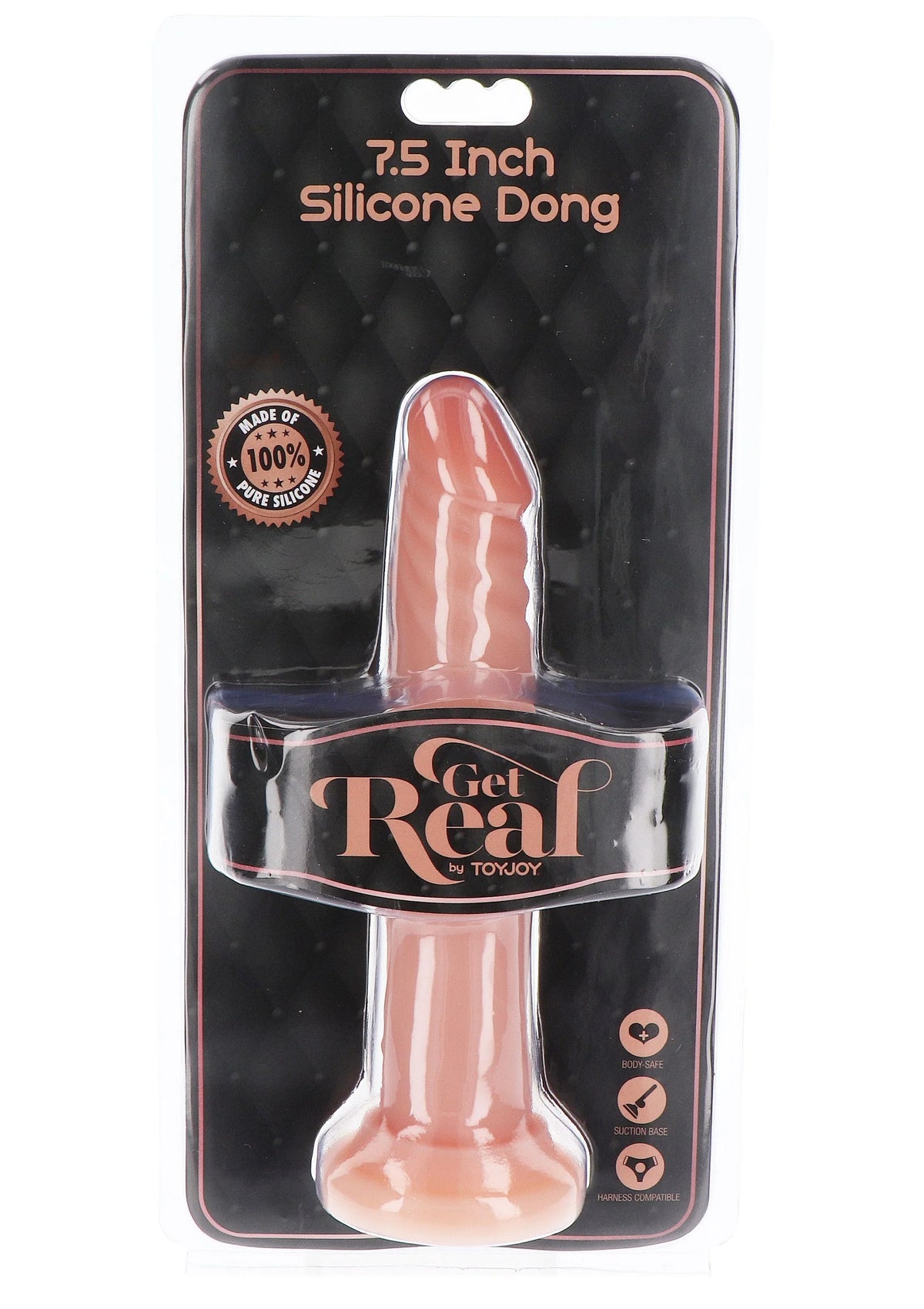 Bestel: Dong Silicone 19 cm by ToyJoy Get Real - bij Happytoys: de erotische sex webshop | liever Happy dan Easy ⭐⭐⭐⭐⭐