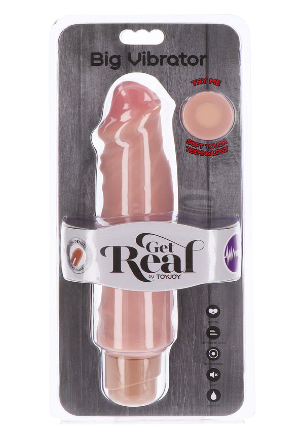 Bestel: Dual Density Vibrator TPE 23 cm by ToyJoy Get Real - bij Happytoys: de erotische sex webshop | liever Happy dan Easy ⭐⭐⭐⭐⭐