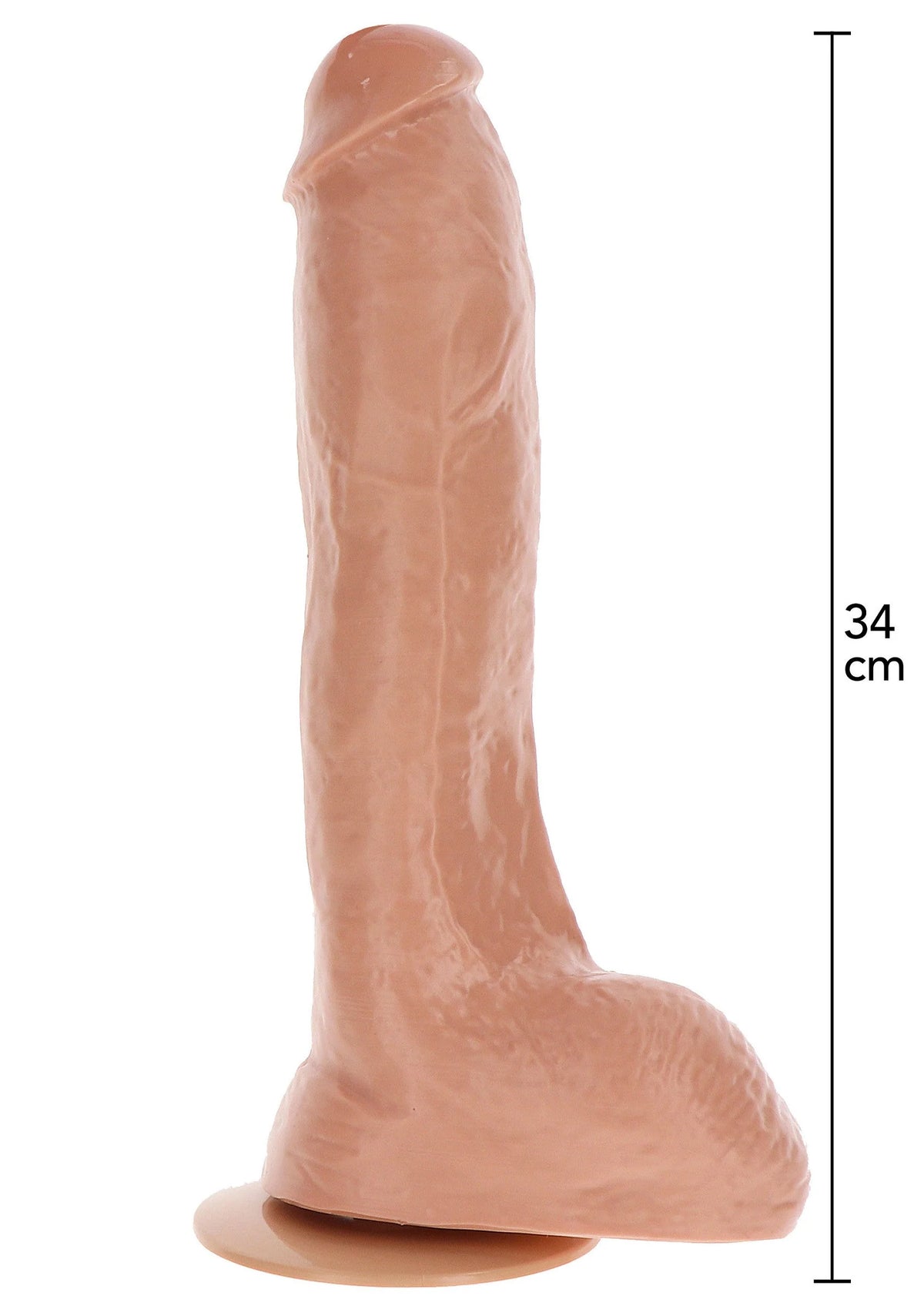 Bestel: Extreme XXXL Dildo PVC 34 cm by ToyJoy - bij Happytoys: de erotische sex webshop | liever Happy dan Easy ⭐⭐⭐⭐⭐ - Default Title - 10208 - SKIN