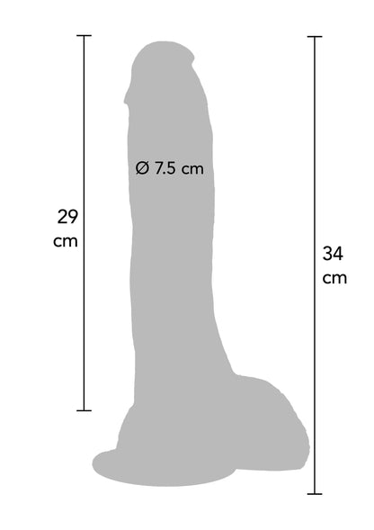 Bestel: Extreme XXXL Dildo PVC 34 cm by ToyJoy - bij Happytoys: de erotische sex webshop | liever Happy dan Easy ⭐⭐⭐⭐⭐
