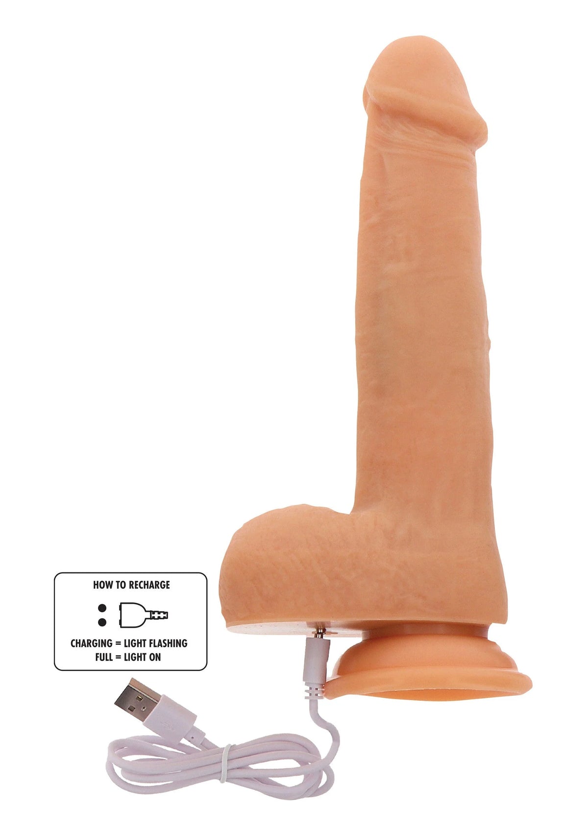 Bestel: Naked Beaded Dildo Silicone 21 cm by ToyJoy - bij Happytoys: de erotische sex webshop | liever Happy dan Easy ⭐⭐⭐⭐⭐