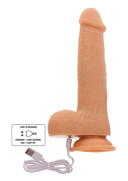 Bestel: Naked Beaded Dildo Silicone 21 cm by ToyJoy - bij Happytoys: de erotische sex webshop | liever Happy dan Easy ⭐⭐⭐⭐⭐