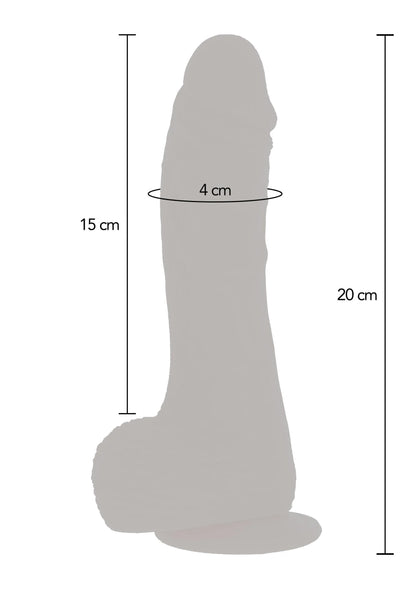 Bestel: Get Real Up&Down Rotating Vibrating Dildo by ToyJoy - bij Happytoys: de erotische sex webshop | liever Happy dan Easy ⭐⭐⭐⭐⭐