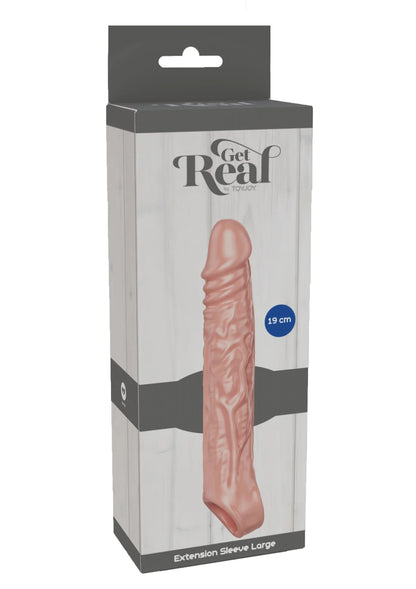 Bestel: Extension Sleeve TPE Large 19 cm by YoyJoy - bij Happytoys: de erotische sex webshop | liever Happy dan Easy ⭐⭐⭐⭐⭐