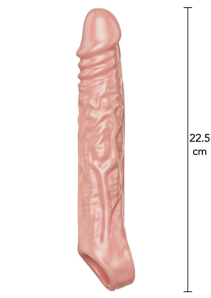 Bestel: Extension Sleeve TPE XL 22.5 cm by ToyJoy - bij Happytoys: de erotische sex webshop | liever Happy dan Easy ⭐⭐⭐⭐⭐ - Skin - 10215 - SKIN