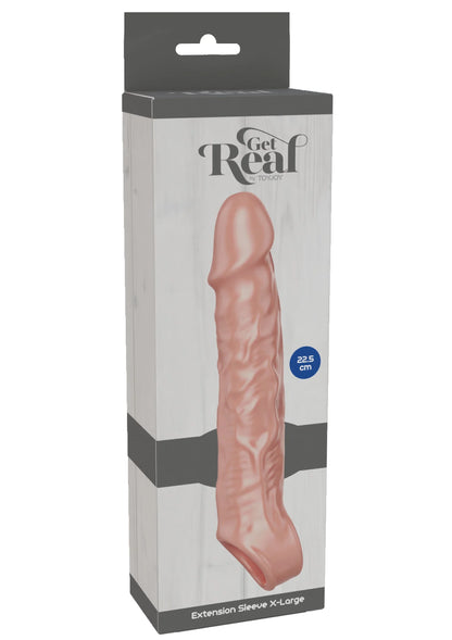 Bestel: Extension Sleeve TPE XL 22.5 cm by ToyJoy - bij Happytoys: de erotische sex webshop | liever Happy dan Easy ⭐⭐⭐⭐⭐